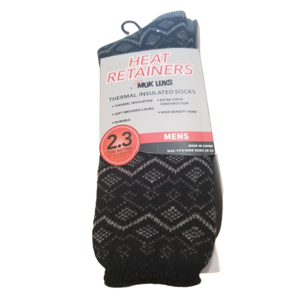 Muk Luks Heat Retainer Socks NWT! Size 10 - 13 - Picture 3 of 7